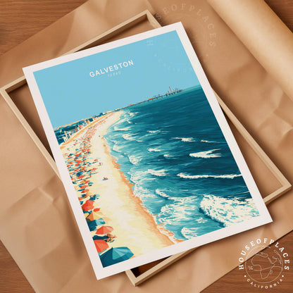 Galveston travel poster – view 4
