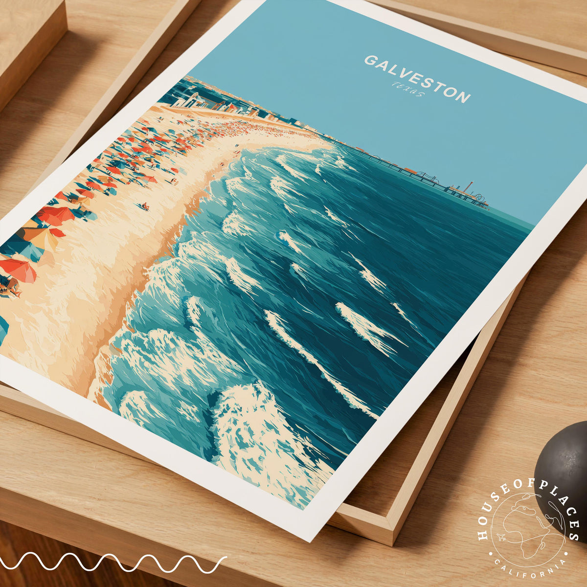 Galveston travel poster – view 7