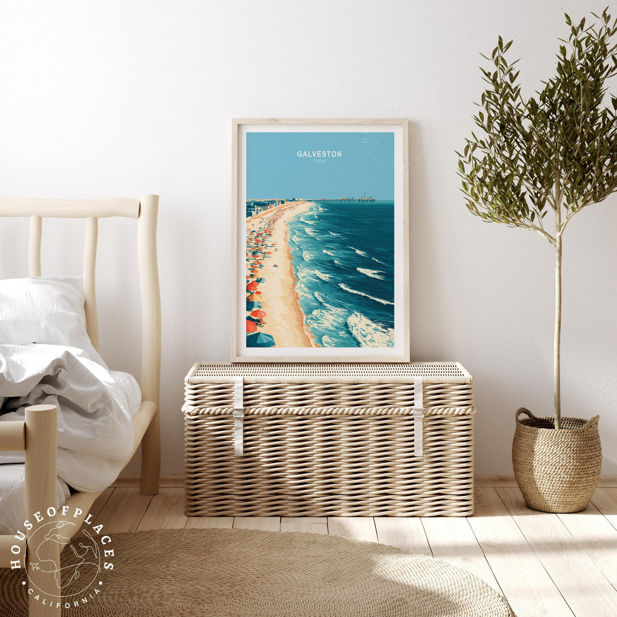 Galveston travel poster – view 3