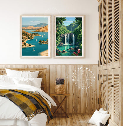 Lake Elsinore travel poster – view 9