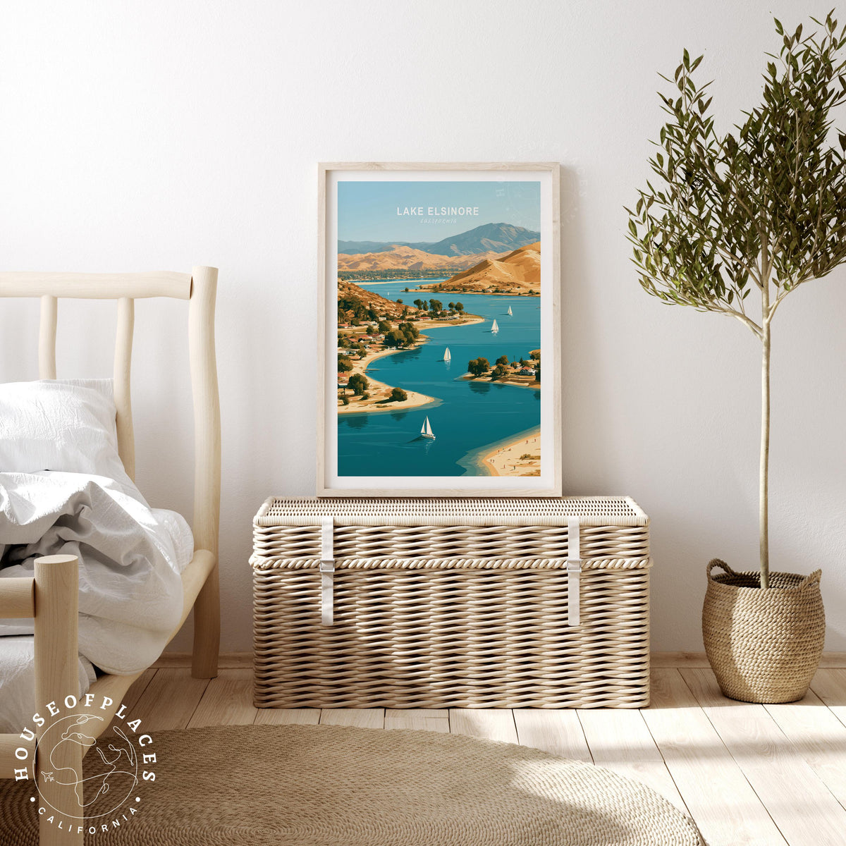 Lake Elsinore travel poster – view 3