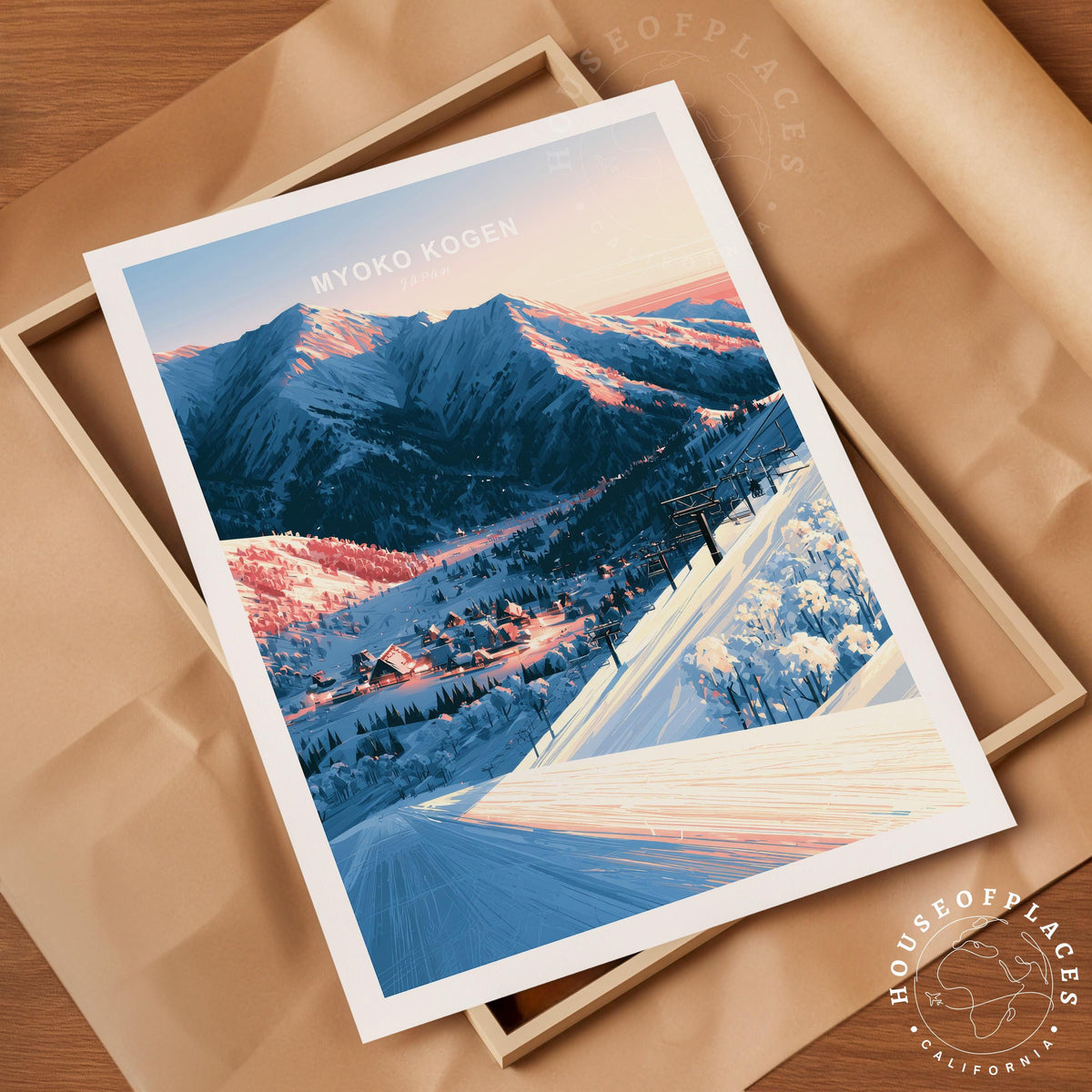 Myoko Kogen travel poster – view 4