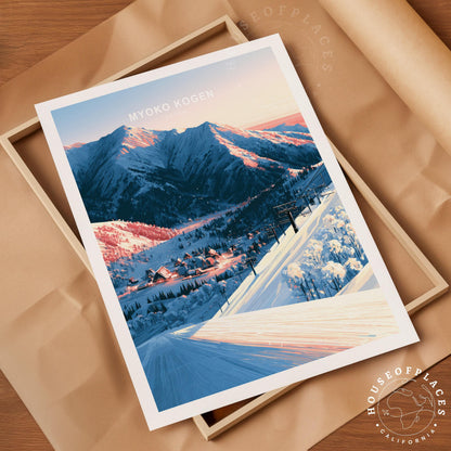 Myoko Kogen travel poster – view 4