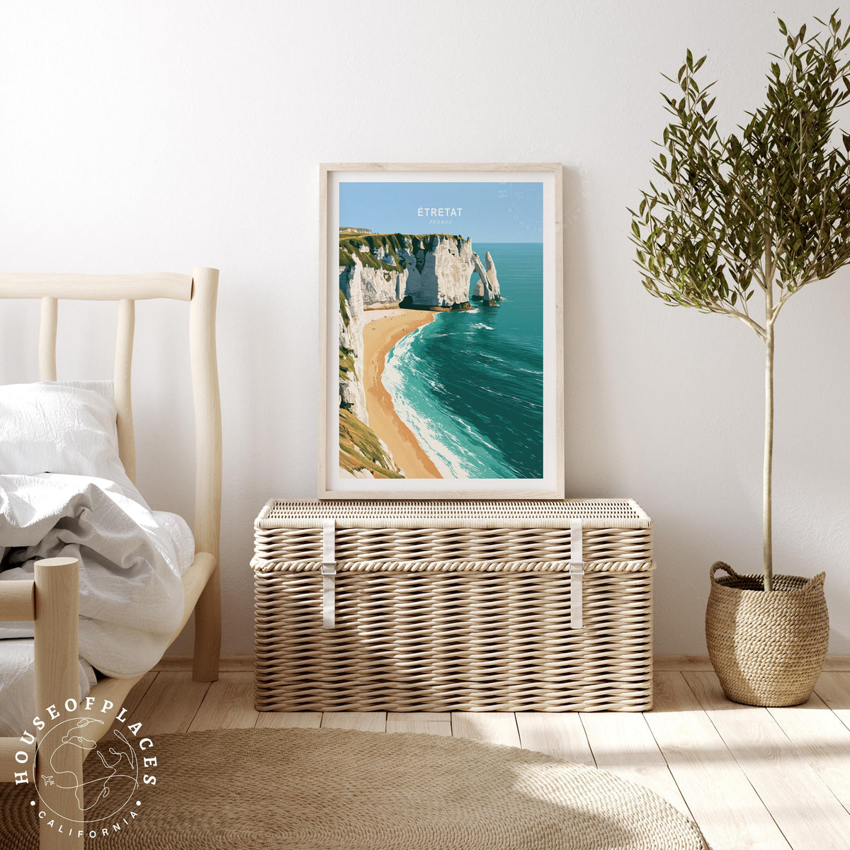 Étretat travel poster – view 3