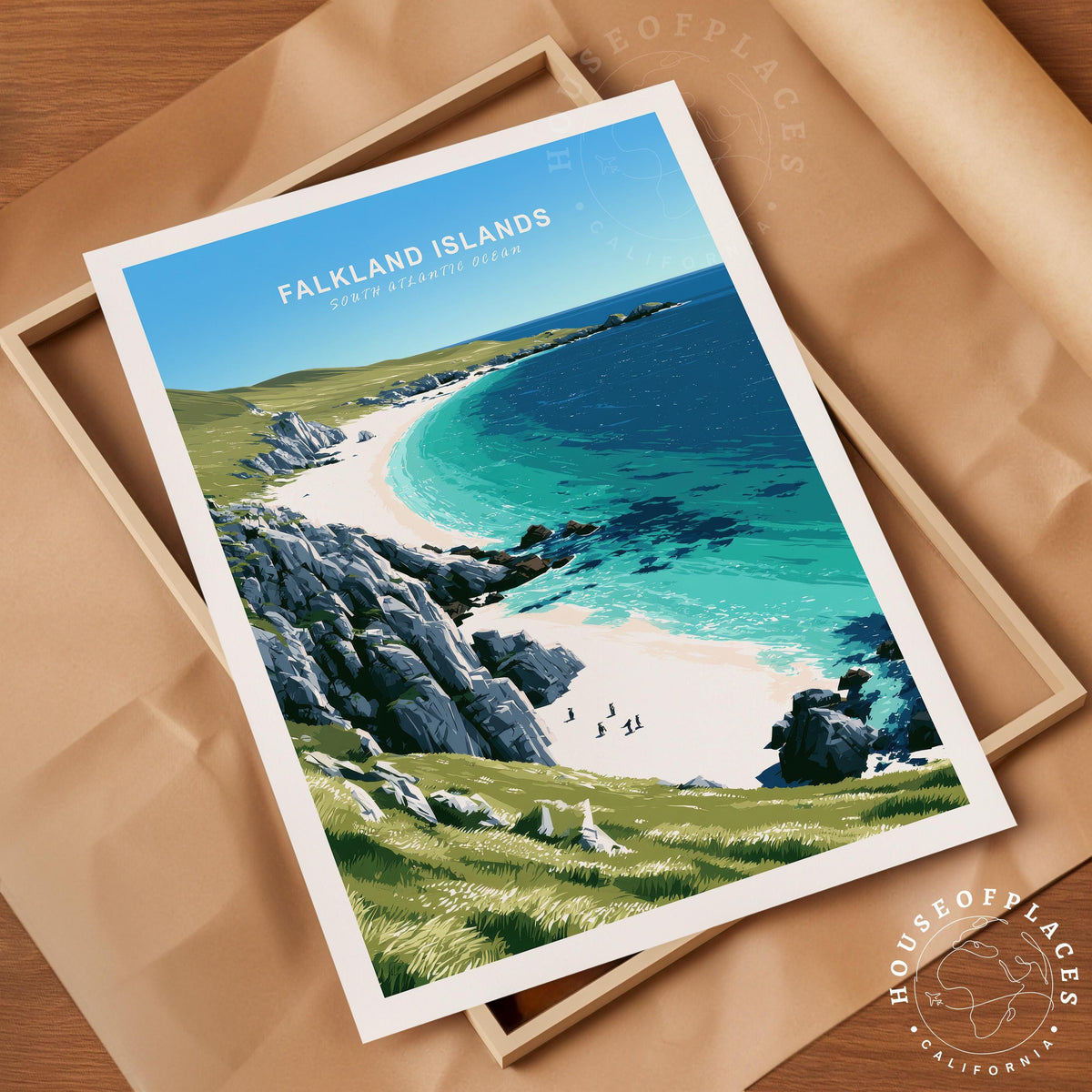Falkland Islands travel poster – view 4