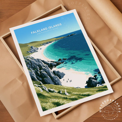 Falkland Islands travel poster – view 4