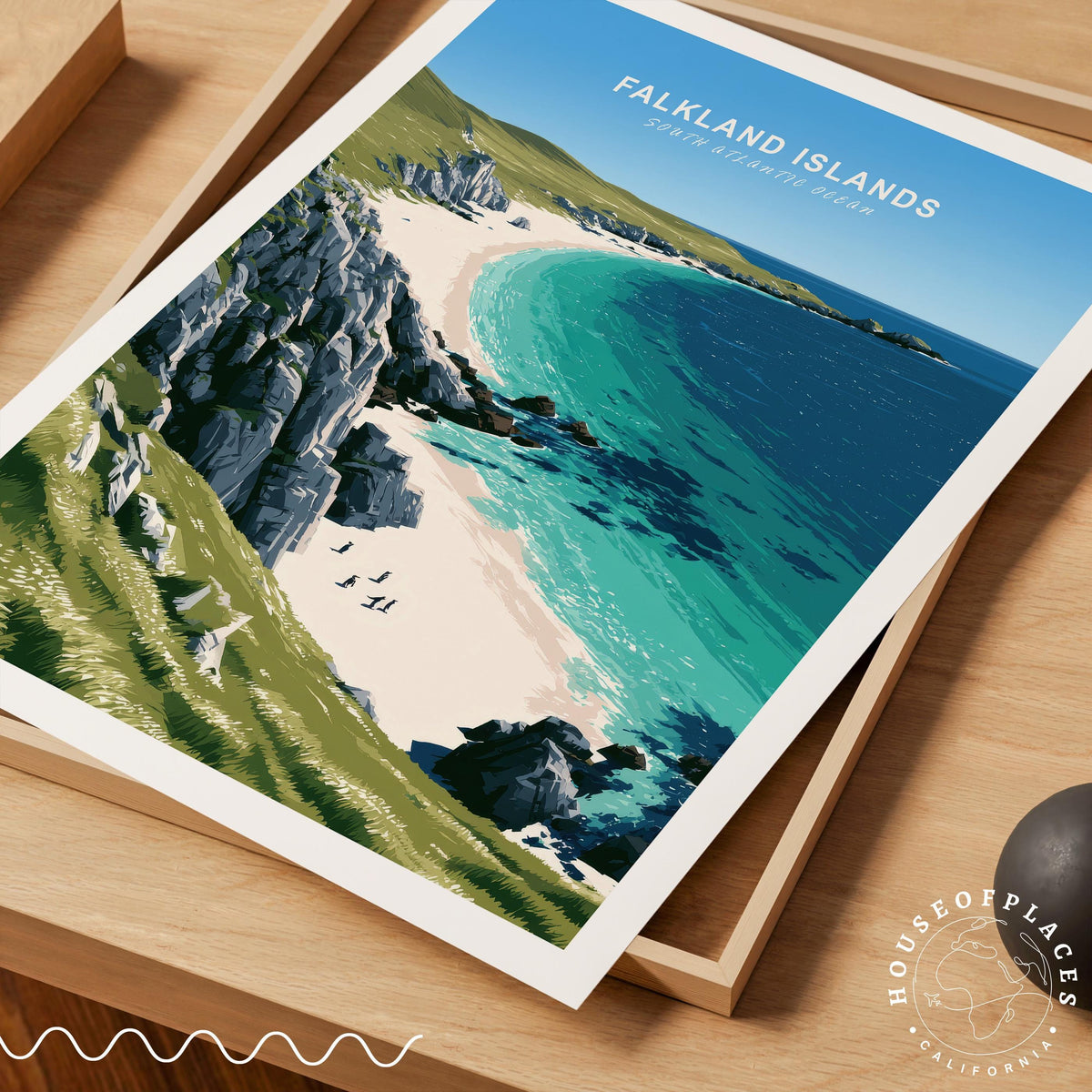 Falkland Islands travel poster – view 7