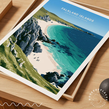 Falkland Islands travel poster – view 7