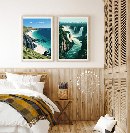 Falkland Islands travel poster – view 9