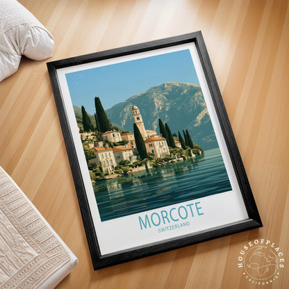 Morcote travel poster – view 2