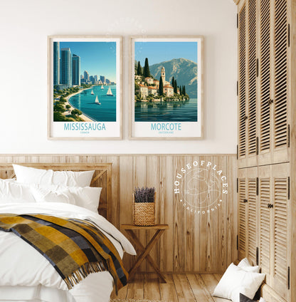 Morcote travel poster – view 9