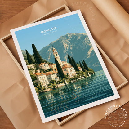 Morcote travel poster – view 4