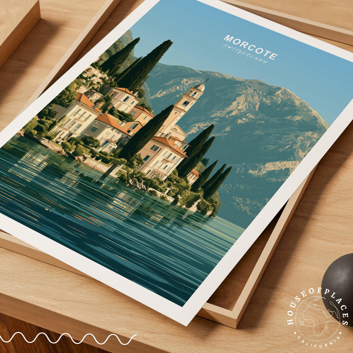 Morcote travel poster – view 7