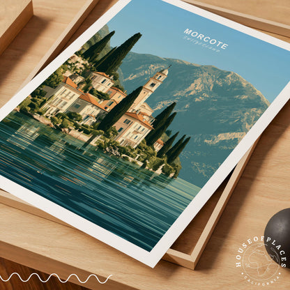 Morcote travel poster – view 7
