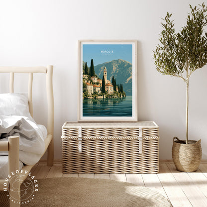 Morcote travel poster – view 3
