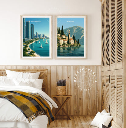 Morcote travel poster – view 9