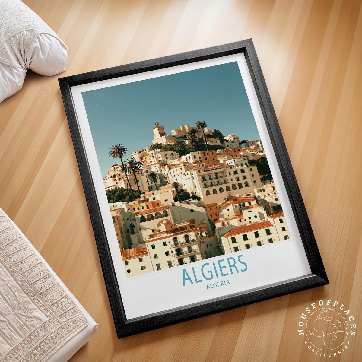 Algiers travel poster – view 2