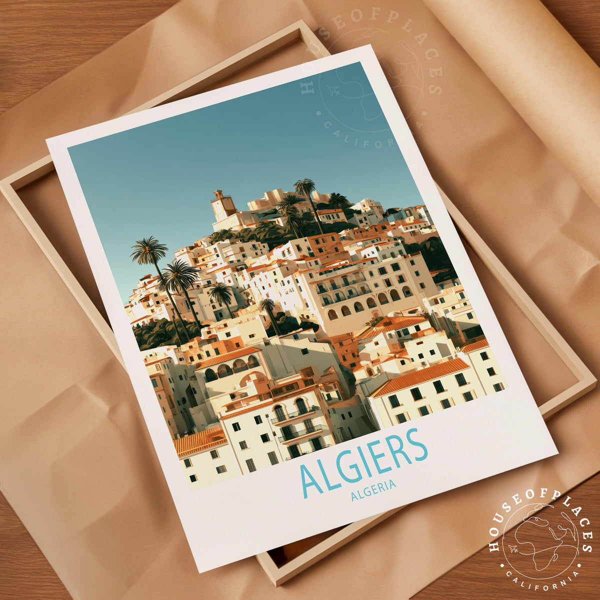 Algiers travel poster – view 4