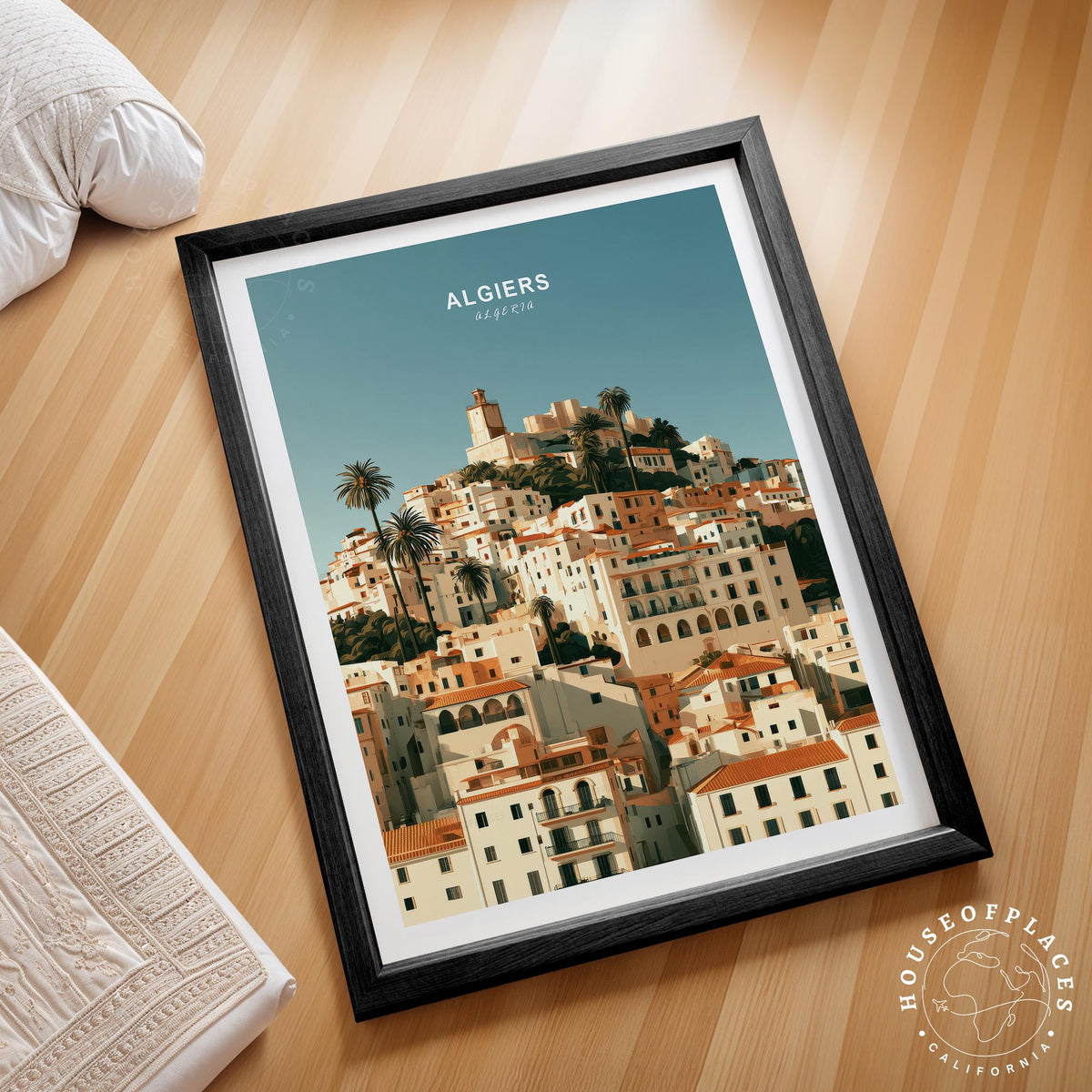Algiers travel poster – view 2