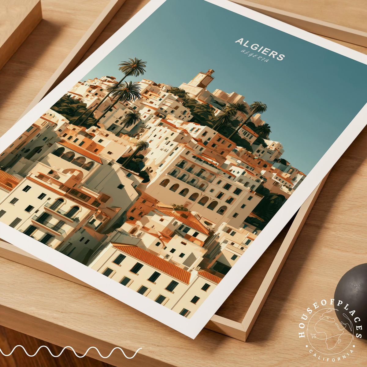 Algiers travel poster – view 7
