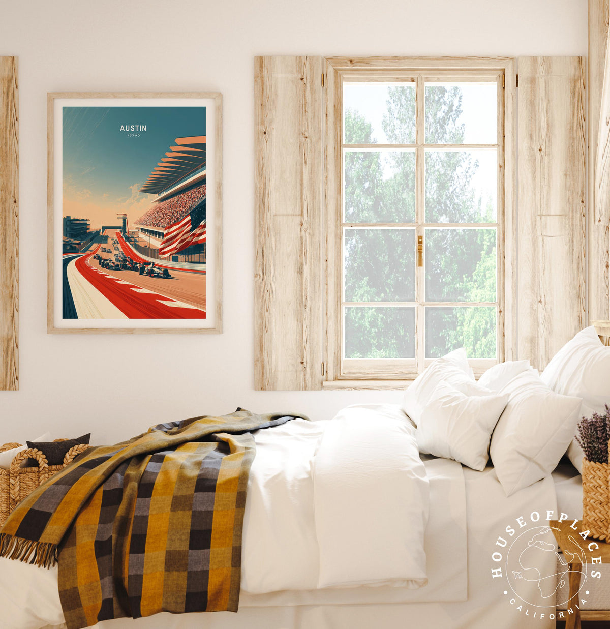 Austin Texas Racing travel poster – view 6