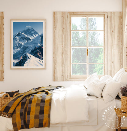Lhotse Tibet travel poster – view 6