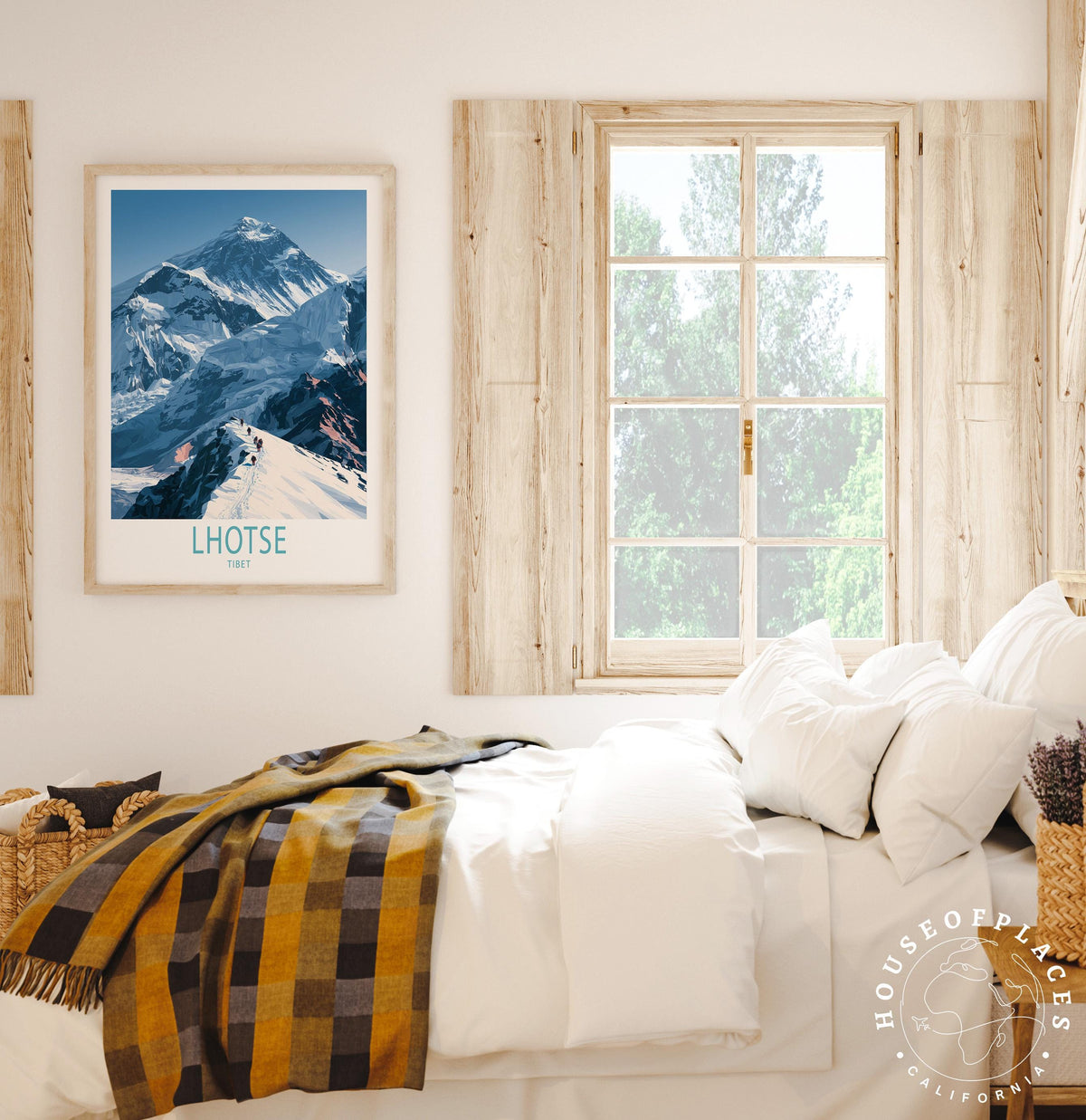Lhotse Tibet travel poster – view 6