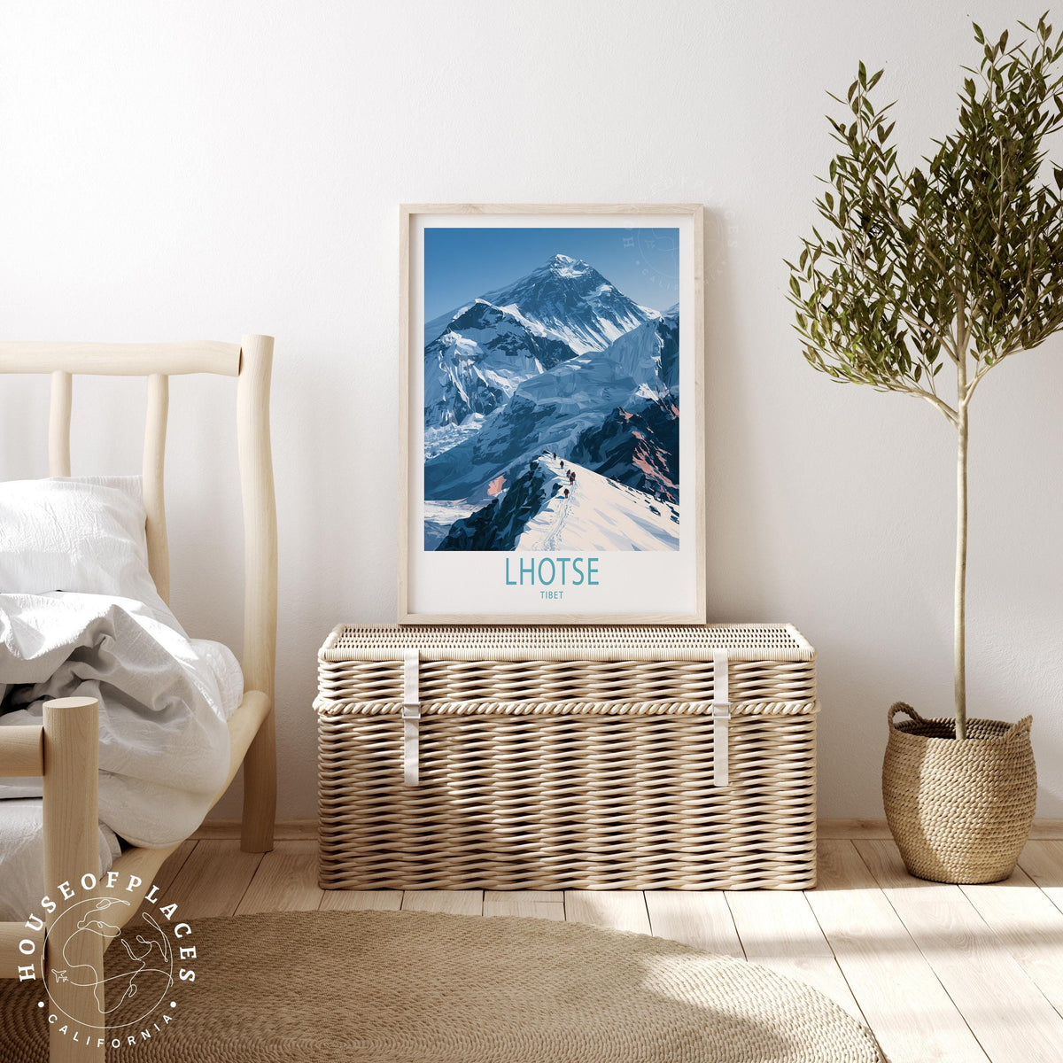 Lhotse Tibet travel poster – view 3