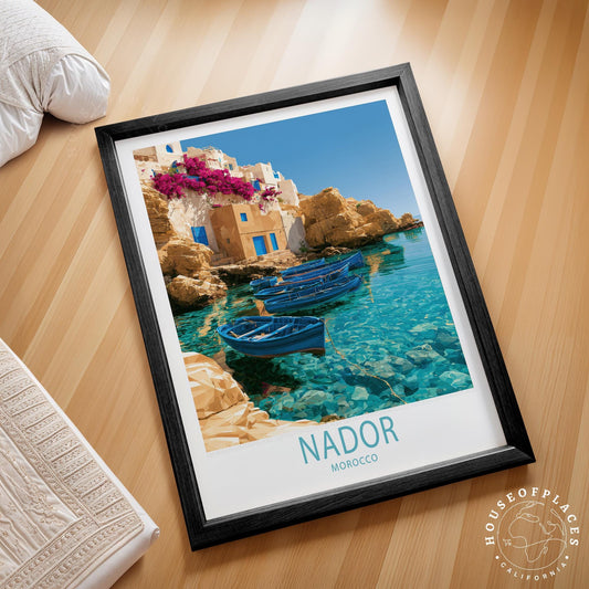 Nador travel poster – view 2