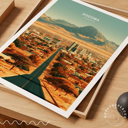 Tanzania Capital City travel poster – view 7