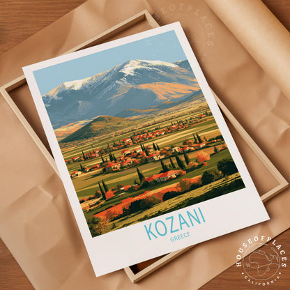 Kozani Countryside travel poster – view 4