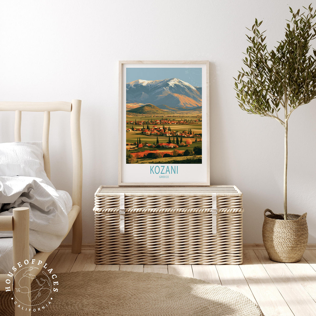 Kozani Countryside travel poster – view 3