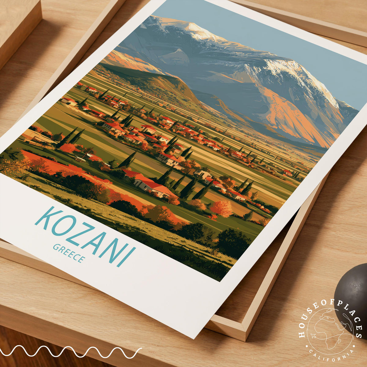 Kozani Countryside travel poster – view 7