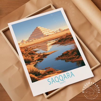 Saqqara travel poster – view 4