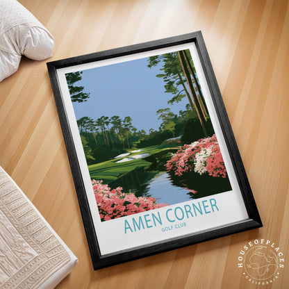 Amen Corner travel poster – view 2