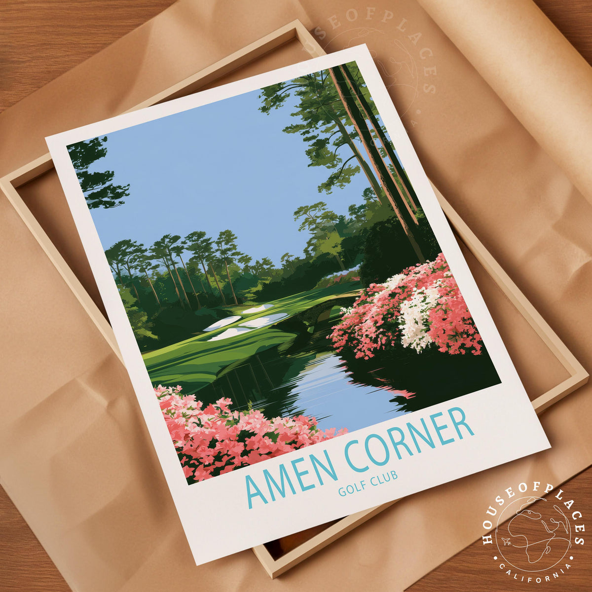 Amen Corner travel poster – view 4