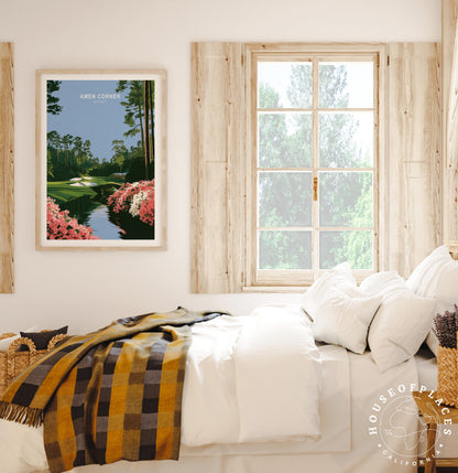 Amen Corner Augusta travel poster – view 6