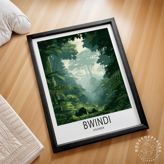 Bwindi travel poster – view 2