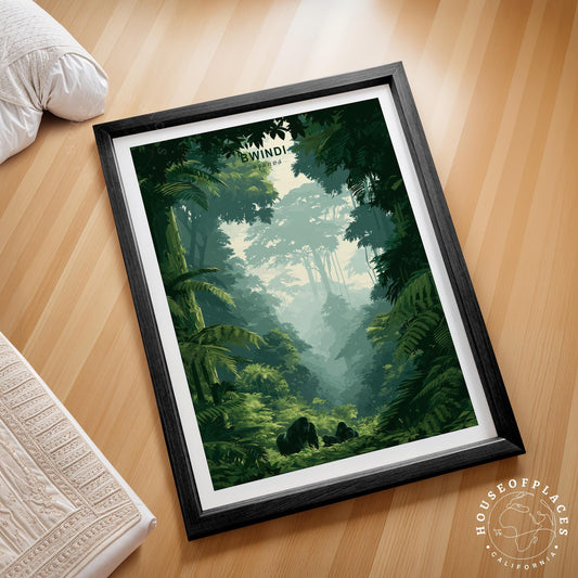 Bwindi Impenetrable Forest travel poster – view 2
