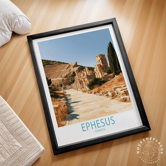 Ephesus travel poster – view 2