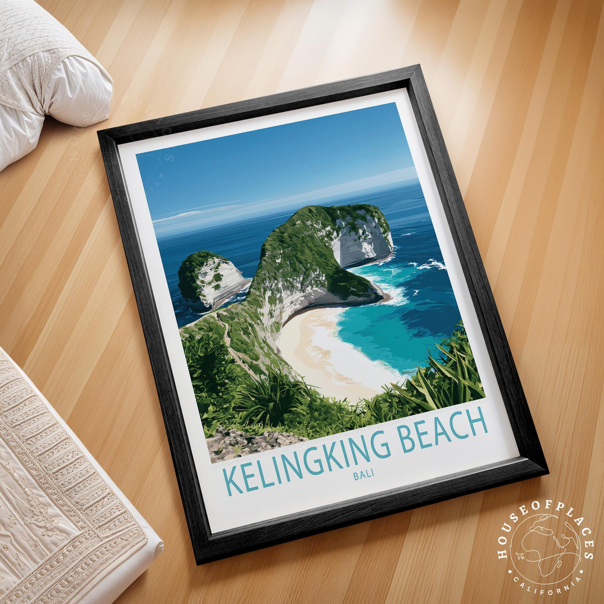 Kelingking Beach travel poster – view 2