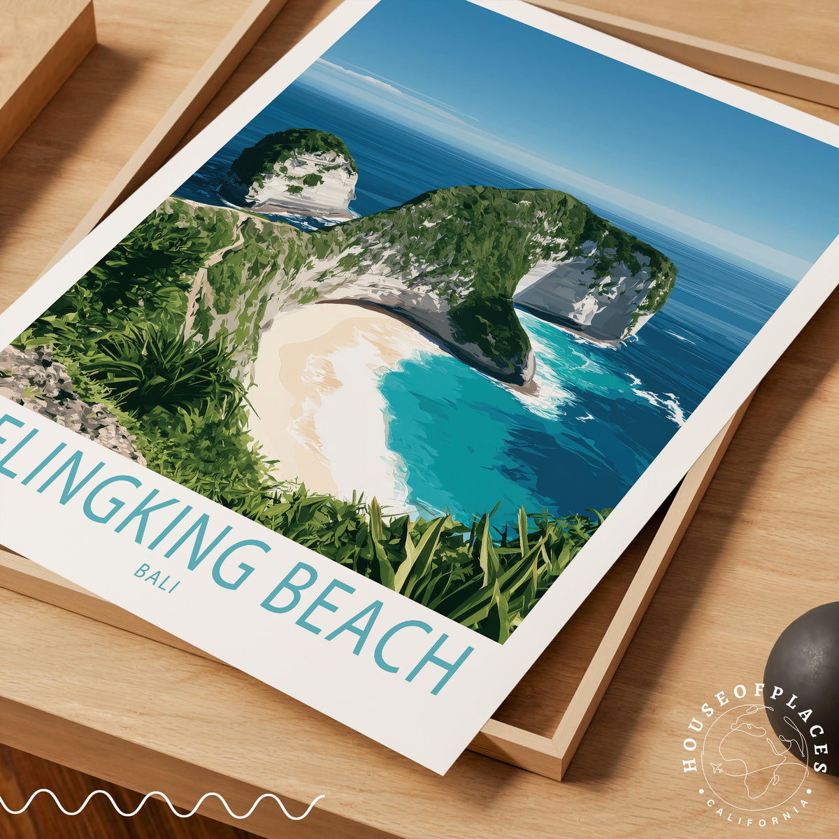 Kelingking Beach travel poster – view 7