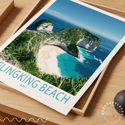 Kelingking Beach travel poster – view 7