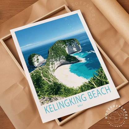 Kelingking Beach travel poster – view 4