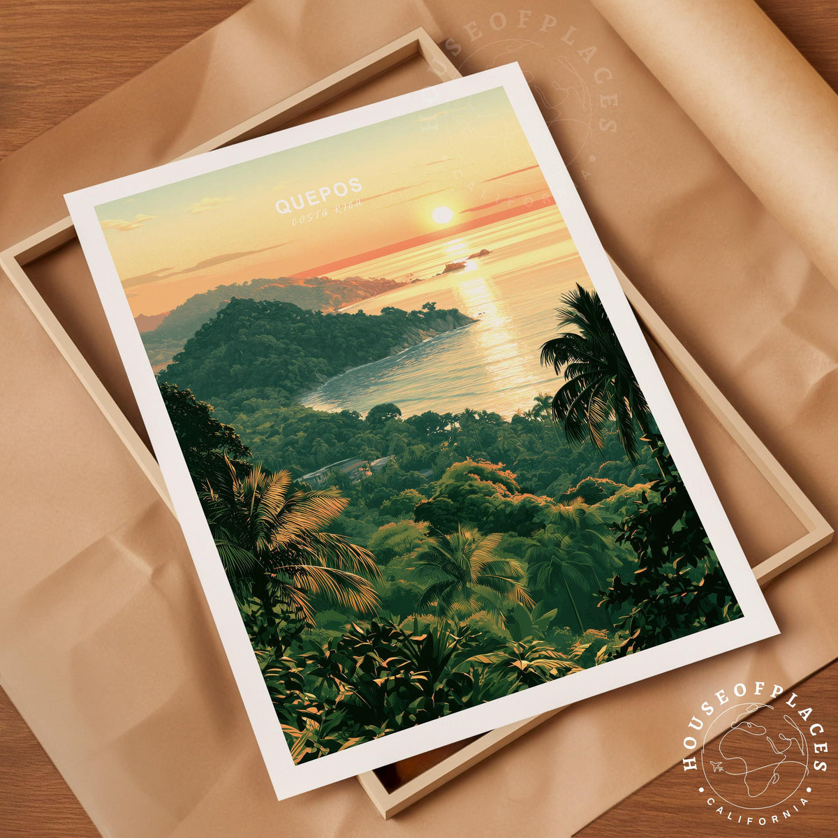 Quepos travel poster – view 4