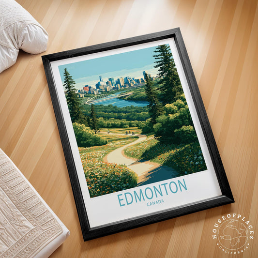 Edmonton travel poster – view 2