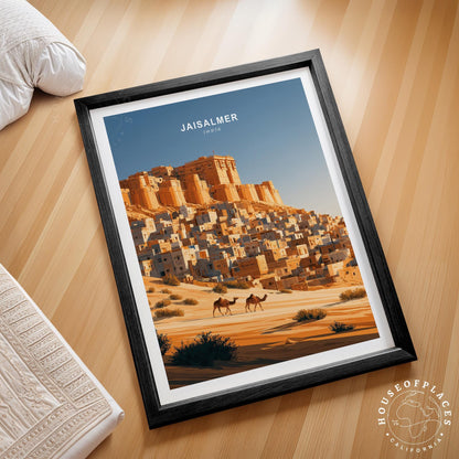 Jaisalmer Rajasthan travel poster – view 2