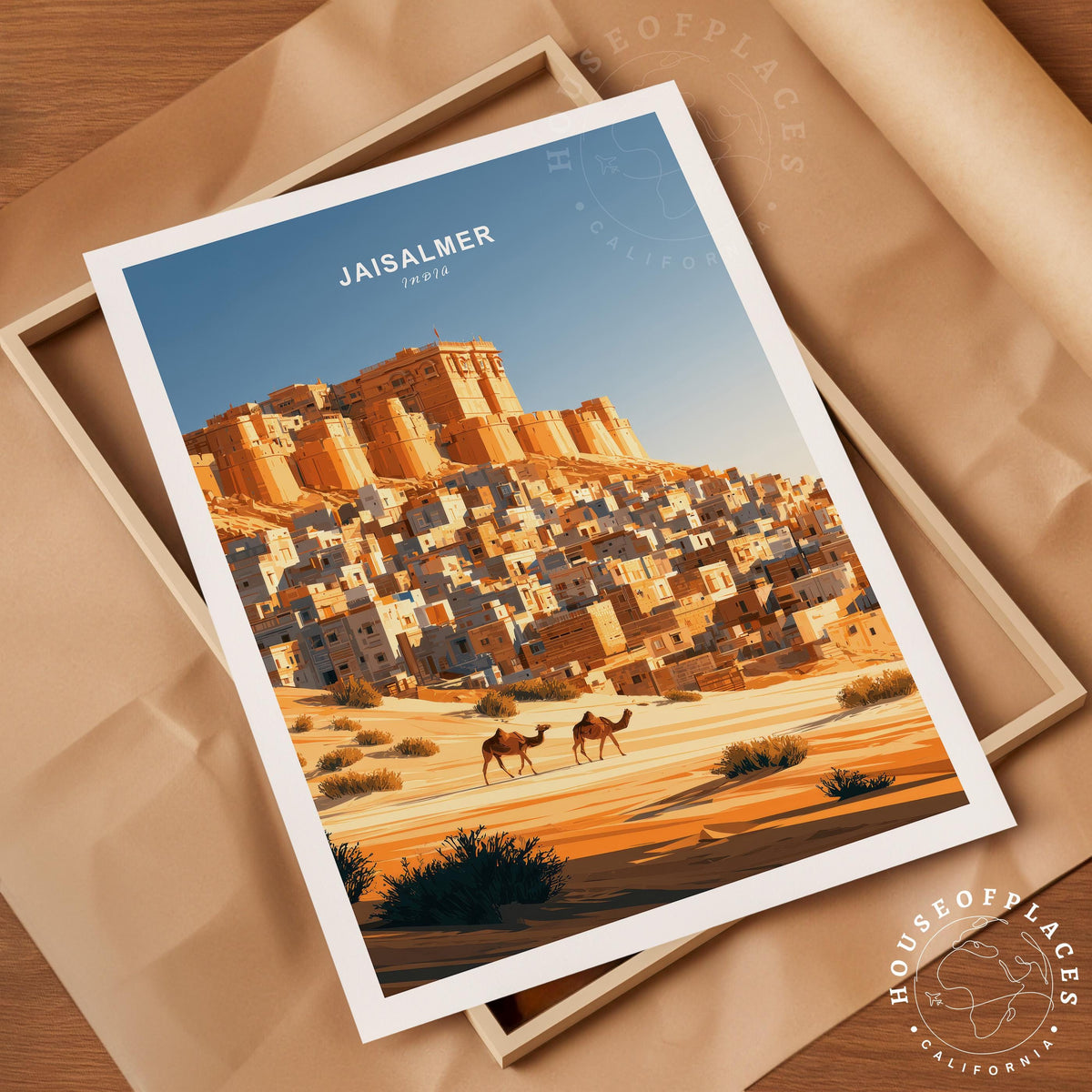 Jaisalmer Rajasthan travel poster – view 4