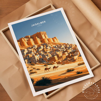 Jaisalmer Rajasthan travel poster – view 4