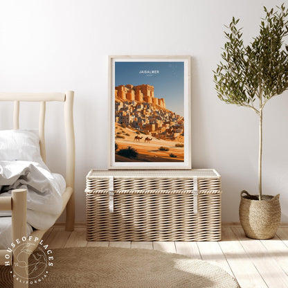 Jaisalmer Rajasthan travel poster – view 3
